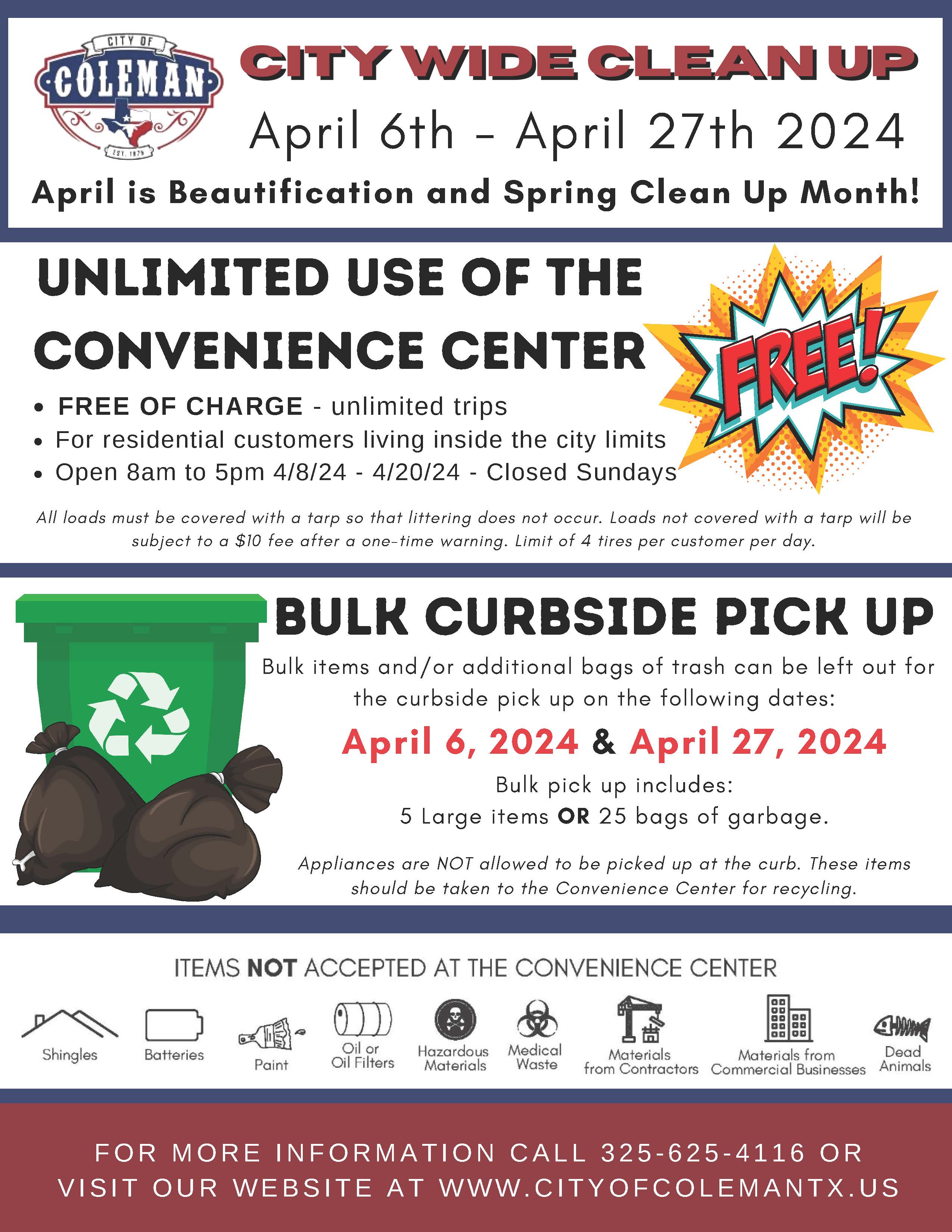 City-Wide Cleanup Flier